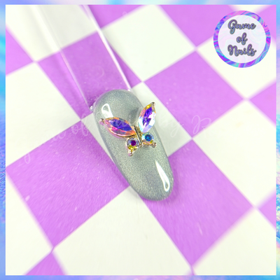Mini mariposas strass x par