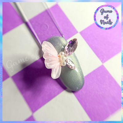 Aplique luxury Mariposa Cristal x unidad