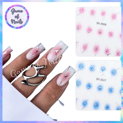 Sticker aura con plata
