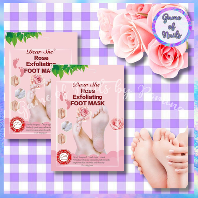 Mascarilla exfoliante para pies 