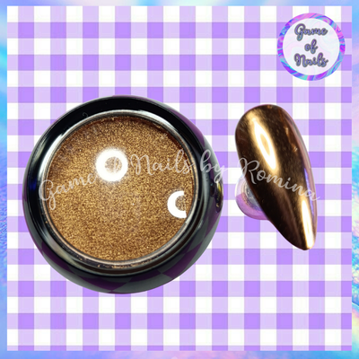 Efecto Chrome oro antiguo