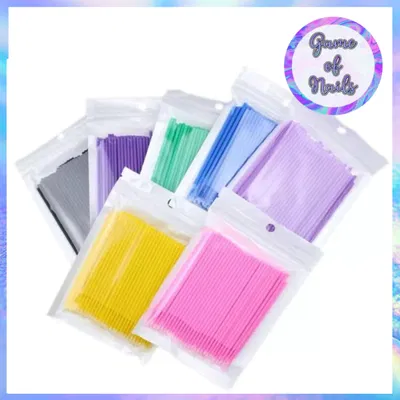 Micro hisopos x 50 unidades colores varios