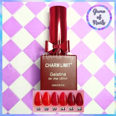 Charm limit efecto Jelly colección Red