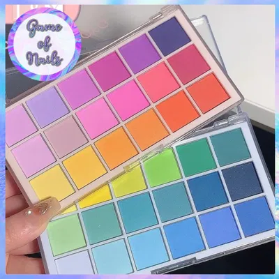 Paleta de pigmentos matte