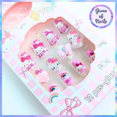 Kit uñas postizas infantiles + gomitas