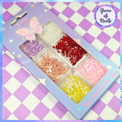 Deco mini sakura box x 6