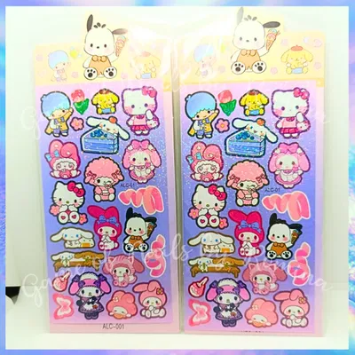 Stickers holo Sanrio planchita 5
