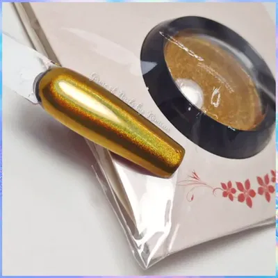Efecto Chrome Dorado solido