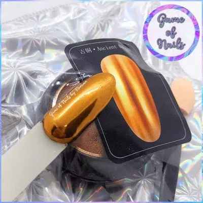 Efecto Chrome old bronce