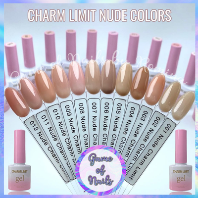 Colección Nude gel Charm Limit x 12