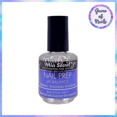 Nail prep (ph ballance) Mia Secret