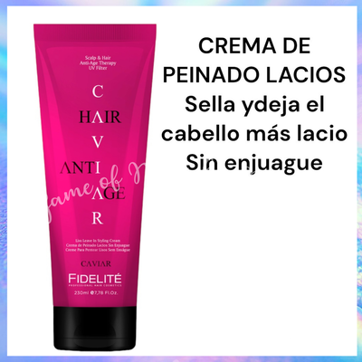 Crema para peinar lacios