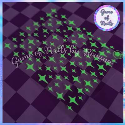 Stickers glow destellos