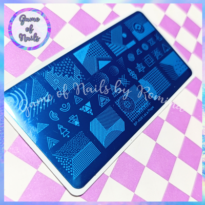 Placa Stamping Born Pretty geometric
