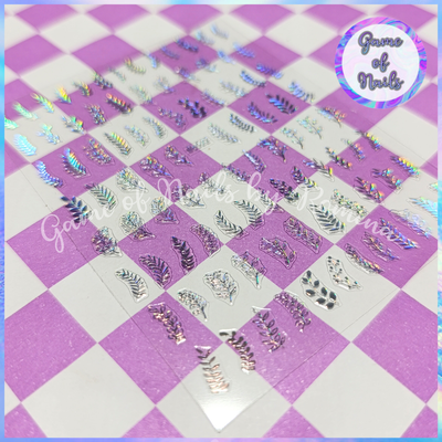 Stickers holo hojitas