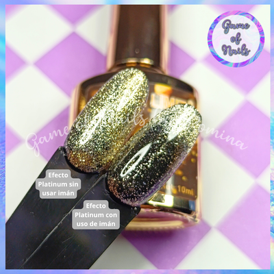 Semi cat eye Platinum (doble uso)