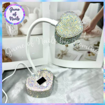 Lampara led 30w para soft gel con cristales