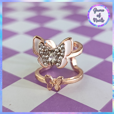 Anillo para fotos modelo mariposa doble
