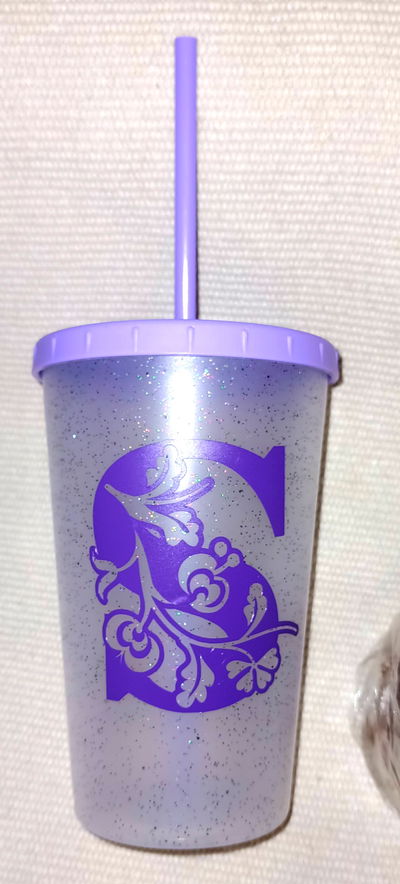 Vasos con sorbete personalizados