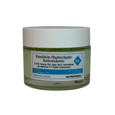 Emulsión humectante antioxidante 