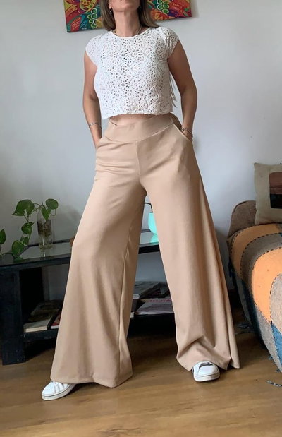 Maxi Palazzo Waffle