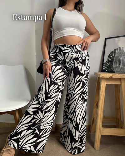 Maxi Palazzo Estampado