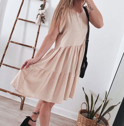 Vestido de Lino Voladito