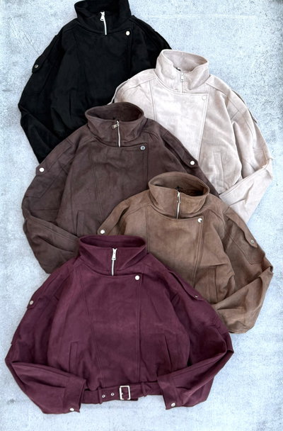 Bomber suede