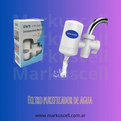 Filtro Purificador De Agua Ceramico Y Carbon Canilla Cocina 