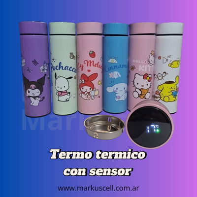 Termo Botella Térmica Con Sensor de Temperatura y Diseño
