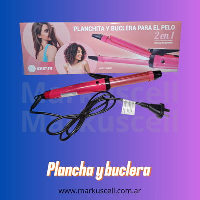 Planchita Y Buclera Para El Pelo 2 En 1  Osr
