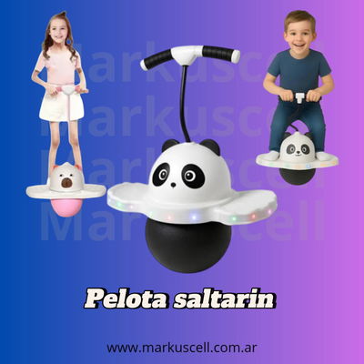 Pelota Saltarina Con Luces + Inflador