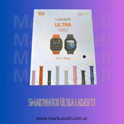 Smartwatch ultra Laxasfit 8 mallas 