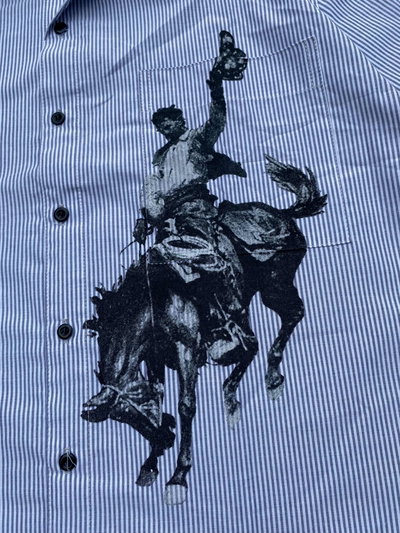 Camisa Boxy Fit "Horse-T" Celeste