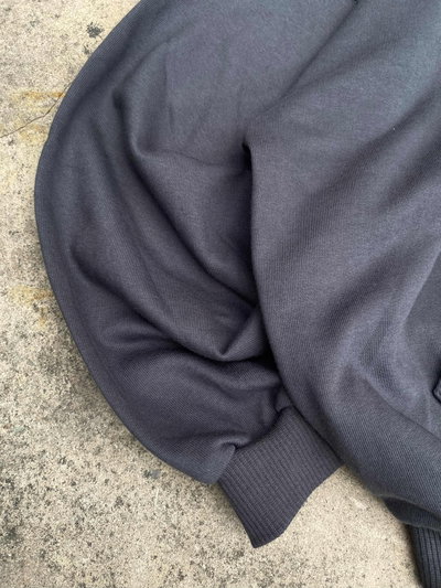 Zip Hoodie Boxy Gris