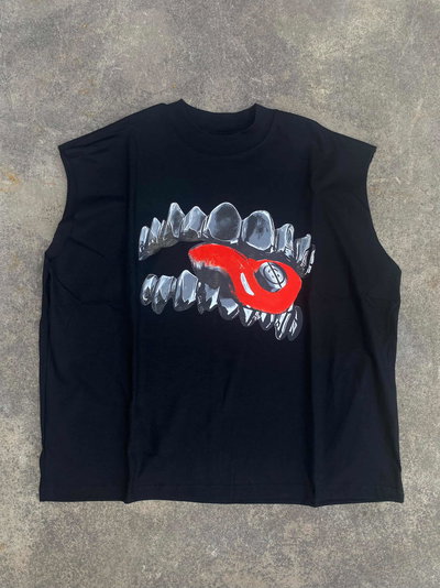 Musculosa Boxy "Grillz"