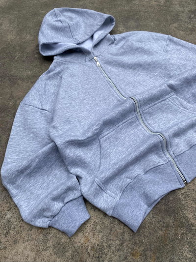 Zip Hoodie "Grey"
