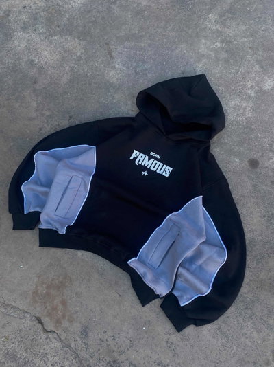 Hoodie Boxy "Famous"