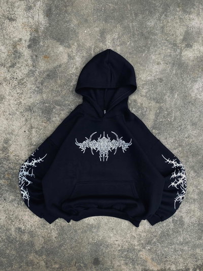Hoodie "Tribal" Black