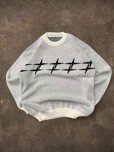 Sweater Oversize "Stars" Crema