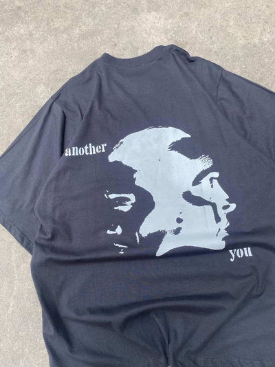 Remera Oversize "A.Y" Gris