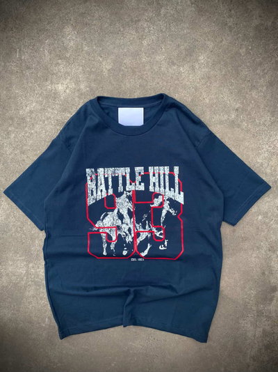 Remera Oversize "93" Azul