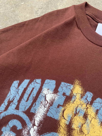 Remera Boxy "Money" Chocolate