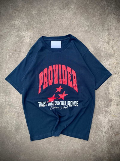 Remera Oversize "Provider" Azul