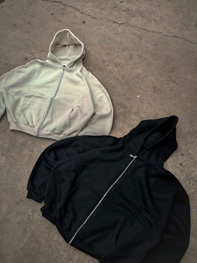 Zip Hoodies Boxy Fit