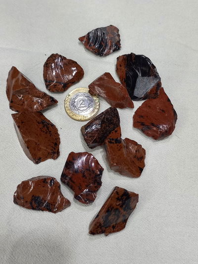 OBSIDIANA CAOBA X 100 GRAMOS