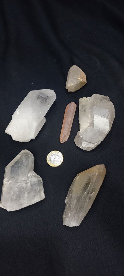 CRISTALES DE CUARZO X GRAMO
