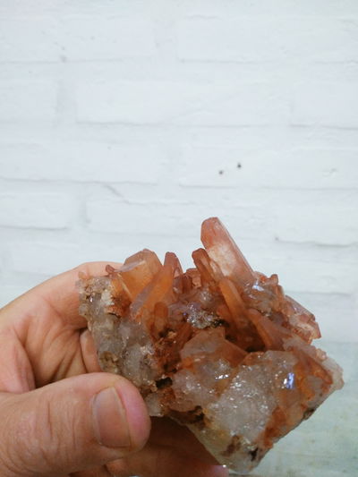 DRUZA CUARZO MANDARINA