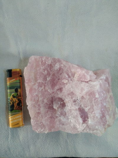 CUARZO ROSA EN BRUTO PREMIUN precio x kg