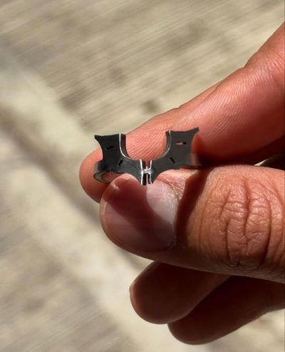 Anillo alas DIABLO (Acero Quirurgico)